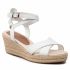 Espadrillas TOMMY HILFIGER - Feminine Low wedge Sandal FW0FW06303 Ecru YBL