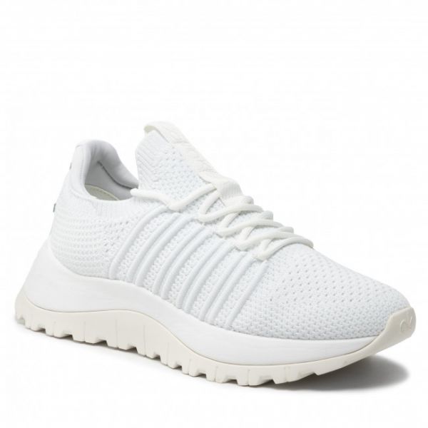 Sneakers CALVIN KLEIN - Knit Lace Up HW0HW00672 Ck White YAF