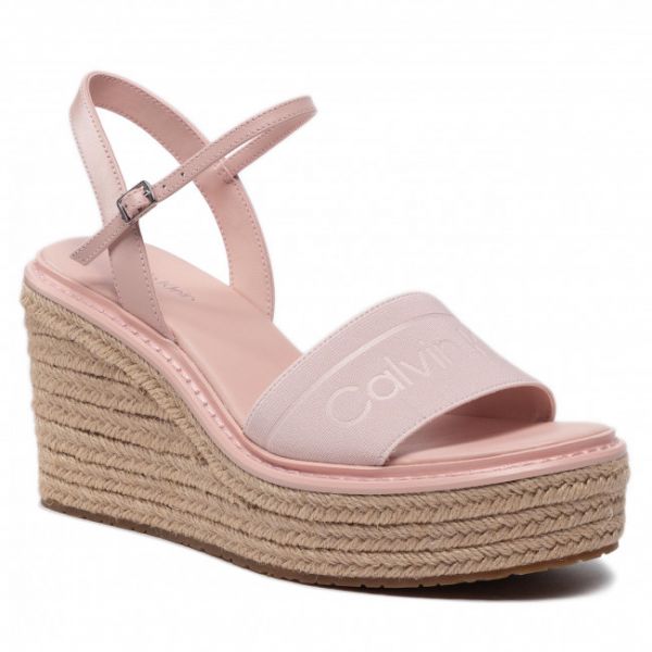 Espadrillas CALVIN KLEIN - Wedge Sndl 50 He HW0HW00689 Spring Rose TER