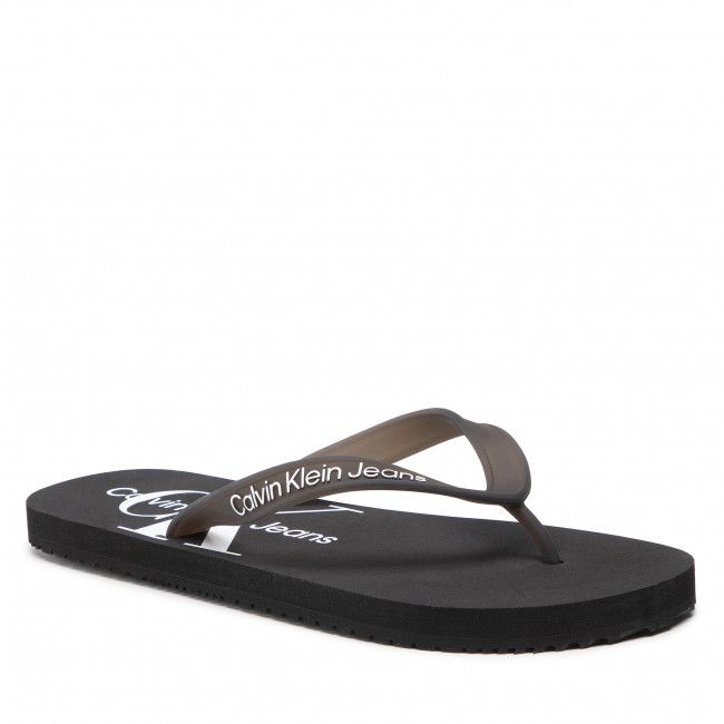 Infradito Calvin Klein Jeans - Beach Sandal Monogram Tpu YM0YM00055 Black 00X