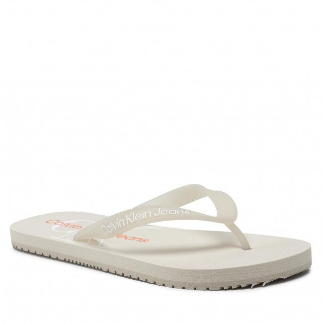 Infradito Calvin Klein Jeans - Beach Sandal Monogram Tpu YM0YM00055 Eggshell ACF