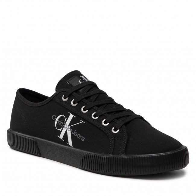 Scarpe sportive CALVIN KLEIN JEANS - Essential Vulcanized 1 YM0YM00306 Triple Black 0GL