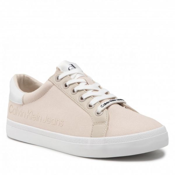 Sneakers CALVIN KLEIN JEANS - Low Profile Sneaker Laceup Co YW0YW00057 Eggshell ACF Sneakers CALVIN KLEIN JEANS - Low Profile Sneaker Laceup Co YW0YW00057 Eggshell ACF