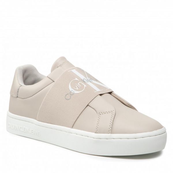 Sneakers CALVIN KLEIN JEANS - Classic Cupsole Slipon 1 YW0YW00499 Eggshell ACF Sneakers CALVIN KLEIN JEANS - Classic Cupsole Slipon 1 YW0YW00499 Eggshell ACF