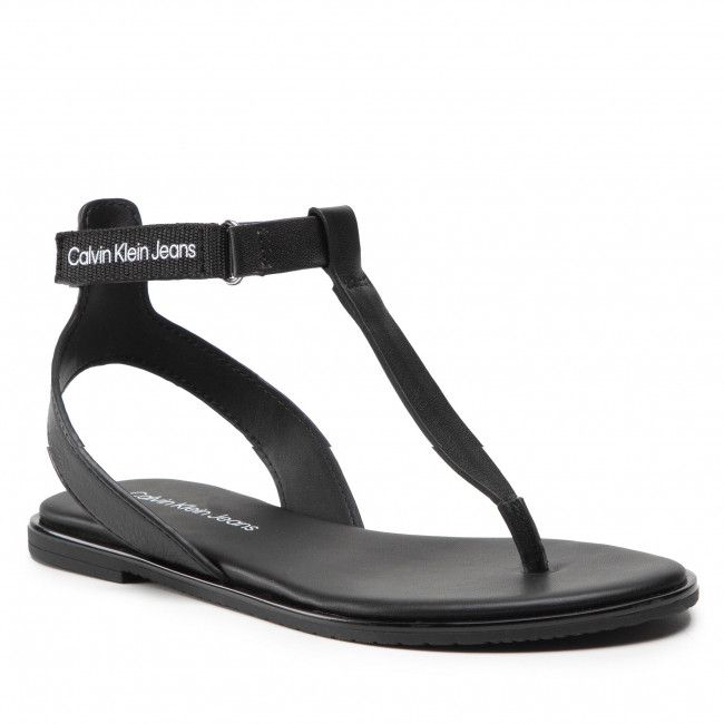 Sandali CALVIN KLEIN JEANS - Flat Sandal Toe YW0YW00545 Black BDS