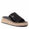 Espadrillas CALVIN KLEIN JEANS - Sporty Wedge Sandal Monogram YW0YW00566 Black BDS