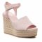 Espadrillas CALVIN KLEIN JEANS - Wedge Sandal Ankle Clip Su YW0YW00571 Pale Conch Shell TFT