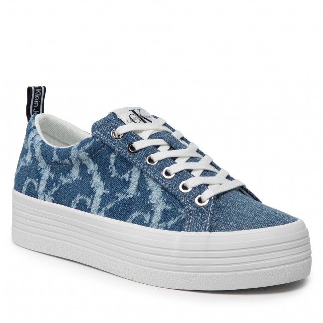 Sneakers CALVIN KLEIN JEANS - Flatform Vulcanized 2 YW0YW00626 Denim Blue Aop 00U