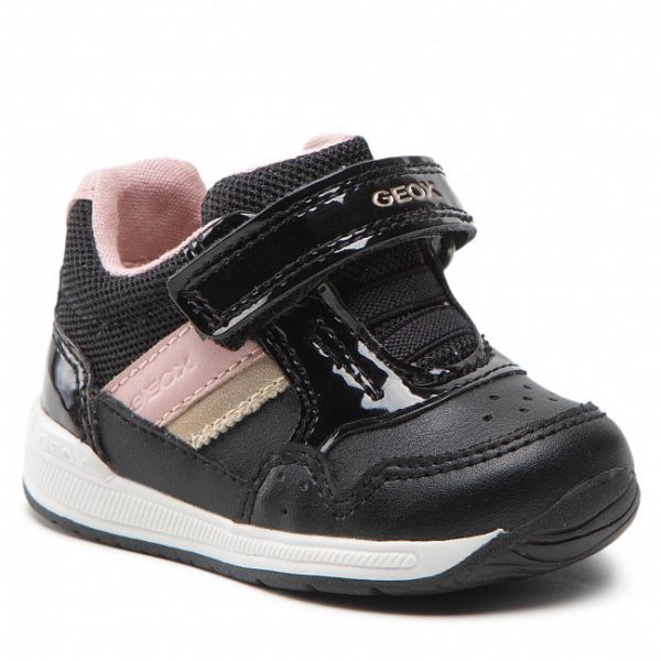 Sneakers Geox - B Rishon G. A B250LA 054AS C9231 Black/Dk Pink Sneakers Geox - B Rishon G. A B250LA 054AS C9231 Black/Dk Pink
