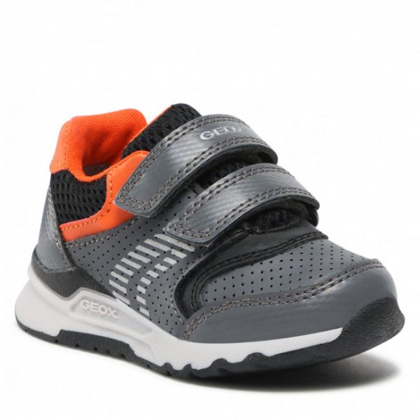 Sneakers Geox - B Pyrip B. A B264YA 0CE54 C1361 M Dk Grey/Orange Sneakers Geox - B Pyrip B. A B264YA 0CE54 C1361 M Dk Grey/Orange