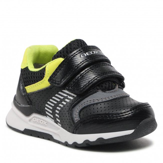 Sneakersy GEOX - B Pyrip B. A B264YA 0CE54 C9B3S M Black/Lime Green