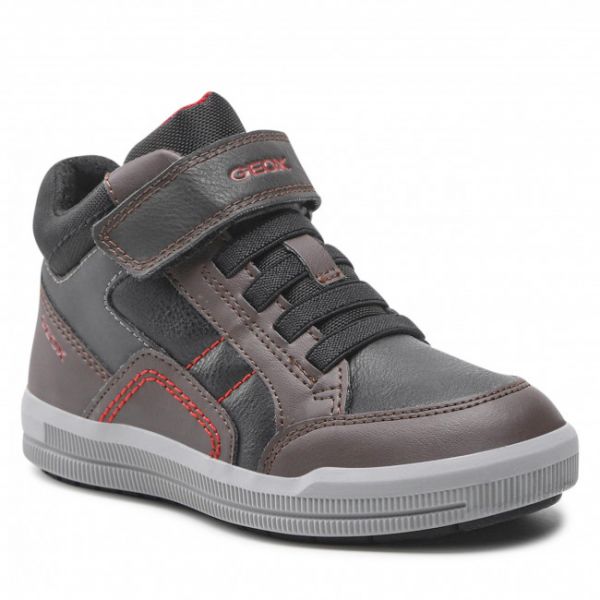 Sneakers Geox - J Arzach B. A J044AA 05411 C0911 S Coffee/Red Sneakers Geox - J Arzach B. A J044AA 05411 C0911 S Coffee/Red