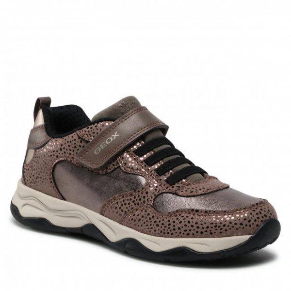 Sneakers Geox - J Calco G. A J16CMA 0DHBC C1X2X D Smoke Grey/Gold Sneakers Geox - J Calco G. A J16CMA 0DHBC C1X2X D Smoke Grey/Gold