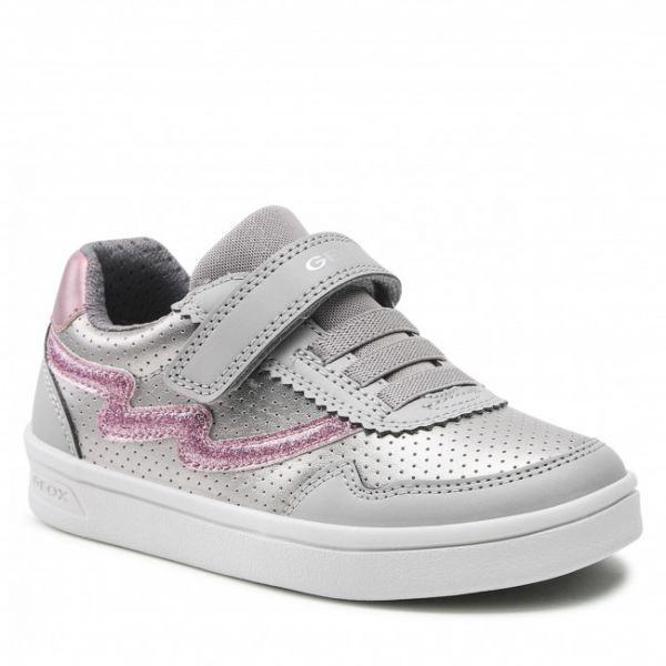 Sneakers Geox - J Djrock G. C J254MC 0NFBC C1AK8 S Dk Silver/Rose Sneakers Geox - J Djrock G. C J254MC 0NFBC C1AK8 S Dk Silver/Rose