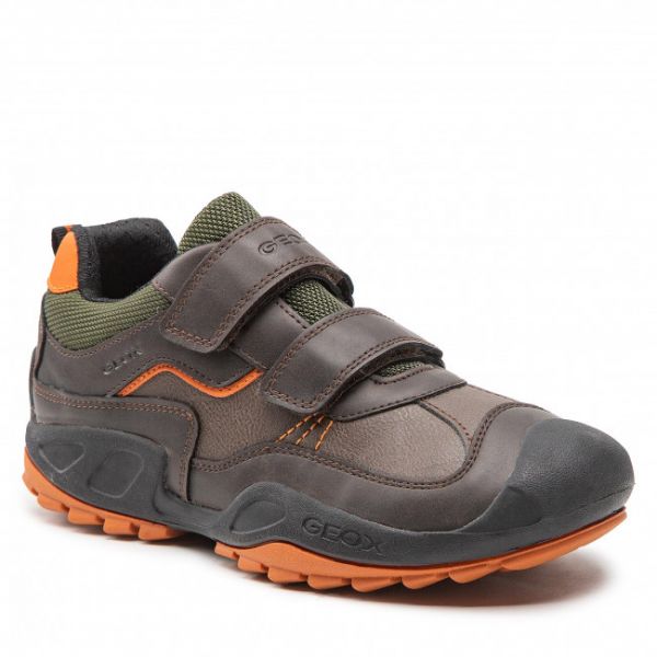 Sneakers Geox - J N. Savage B.A J261VA 0MEFU C0944 D Brown/Dk Orange Sneakers Geox - J N. Savage B.A J261VA 0MEFU C0944 D Brown/Dk Orange