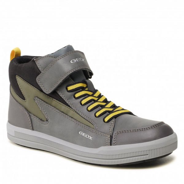Sneakers Geox - J Arzach B. A J264AA 0MEFU C0655 D Dk Grey/Green Sneakers Geox - J Arzach B. A J264AA 0MEFU C0655 D Dk Grey/Green