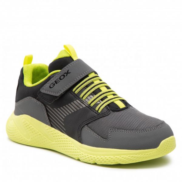 Sneakers Geox - J Sprintye B. A J26GBA 0CEFU C1267 D Dk Grey/Lime Sneakers Geox - J Sprintye B. A J26GBA 0CEFU C1267 D Dk Grey/Lime