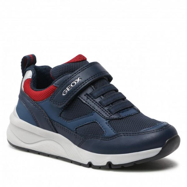 Sneakers GEOX - J Rooner B. B J26H0B 0FU54 C4244 S Navy/Dk Red Sneakers GEOX - J Rooner B. B J26H0B 0FU54 C4244 S Navy/Dk Red