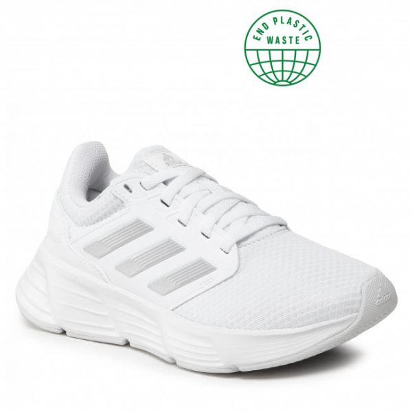 Scarpe adidas - Galaxy 6 GW4130 Cloud White/Silver Metallic/Dash Grey