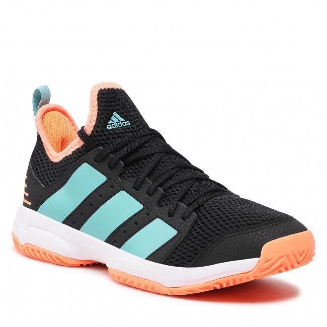 Buty adidas - Stabil Jr GX3761 Core Black/Core Black/Beam Orange