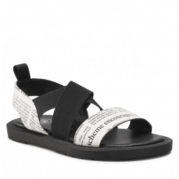 Sandali Betsy - 927347/02-01 White/Black Sandali Betsy - 927347/02-01 White/Black