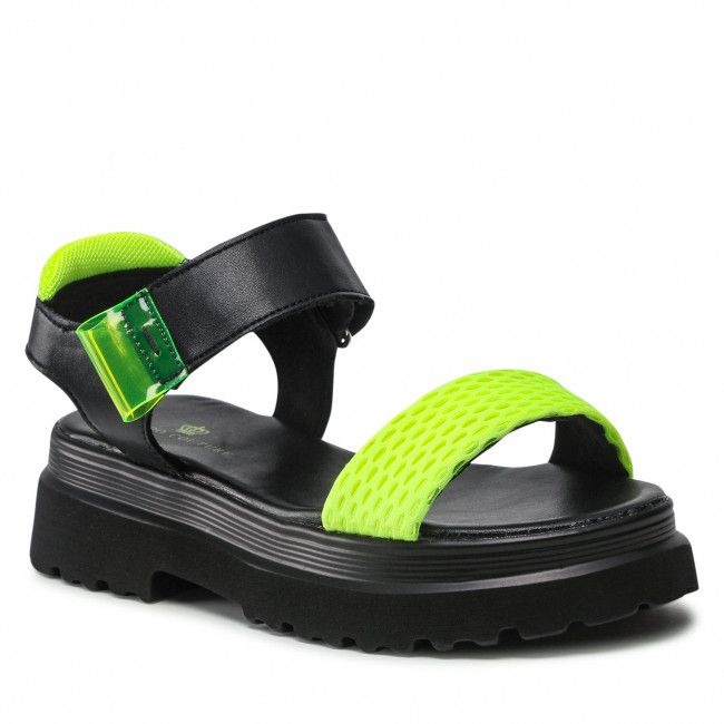 Sandali KEDDO - 527102/12-03 Black/Light Green