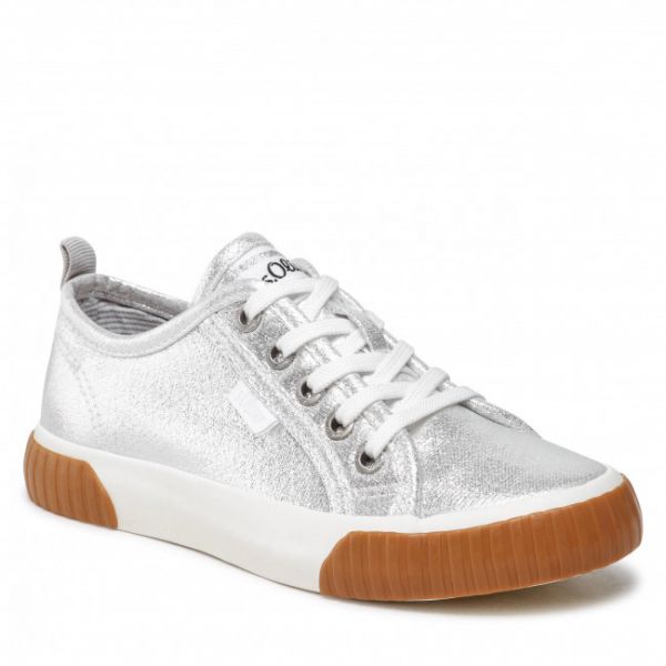 Sneakers s.Oliver - 5-43212-28 Silver Glitter 939 Sneakers s.Oliver - 5-43212-28 Silver Glitter 939
