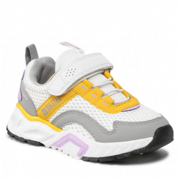 Sneakers BIG STAR - JJ374257 White/Yellow Sneakers BIG STAR - JJ374257 White/Yellow
