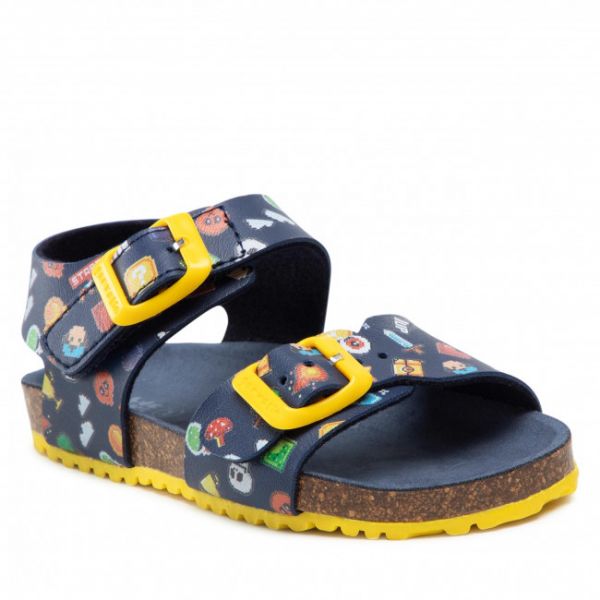 Sandali Garvalin - 222662-A S Azul Marino Y Multicolor Sandali Garvalin - 222662-A S Azul Marino Y Multicolor