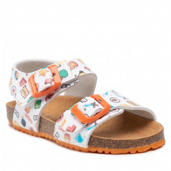 Sandali GARVALIN - 222662-B S Blanco Y Multicolor Sandali GARVALIN - 222662-B S Blanco Y Multicolor