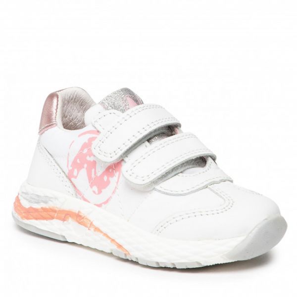 Sneakers Naturino - Jesko Vl. 2015885.14.1N04 White/Pink Sneakers Naturino - Jesko Vl. 2015885.14.1N04 White/Pink