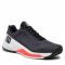 Scarpe Wilson - Rush Pro 4.0 Clay WRS329440 Black/White/PPoppyred