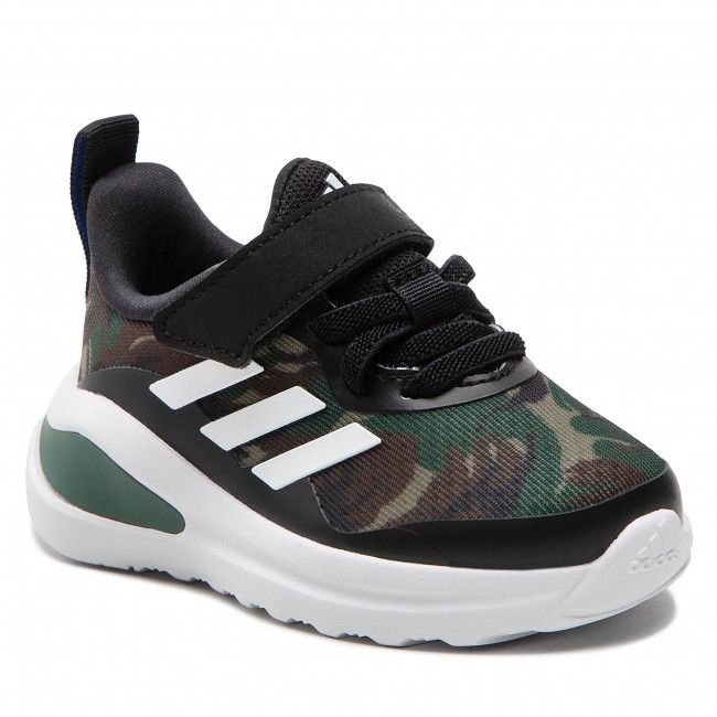 Scarpe adidas - FortaRun El I GV9478 Core Black/Cloud White/Green Oxide