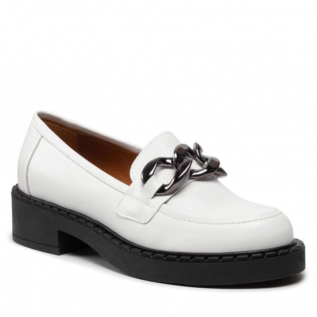 Loafers SOLO FEMME - 60101-01-N01/000-03-00 Bialy