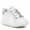 Sneakers PATRIZIA PEPE - JP102.30 Perlato Bianco/Argento