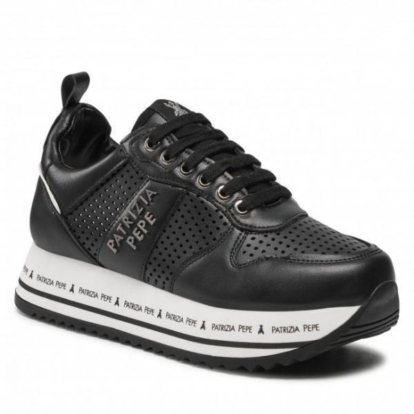 Sneakers Patrizia Pepe - PJ150.01 S Nero/Bianco Sneakers Patrizia Pepe - PJ150.01 S Nero/Bianco