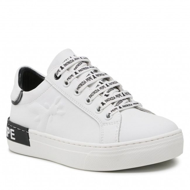 Sneakers PATRIZIA PEPE - PJ161.06 Bianco/Nero