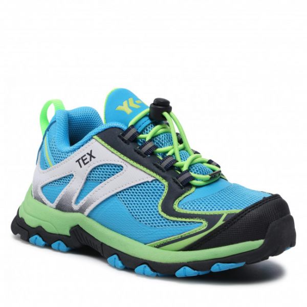 Sneakers YK-ID by Lurchi - Cedric-Tex 33-27102-39 Blue Neon Green Sneakers YK-ID by Lurchi - Cedric-Tex 33-27102-39 Blue Neon Green
