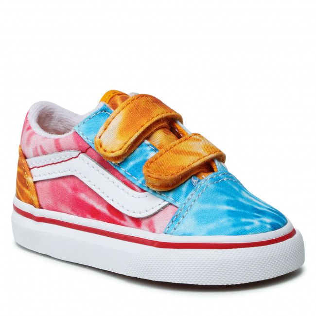 Scarpe sportive Vans - Old Skool V VN000D3YABO1 (Tie Dye Block) Mlt/Trwht