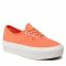Scarpe sportive Vans - Authentic Platfor (Twill)Melon/Blancdeblanc