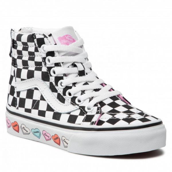 Sneakers Vans - Sk8-Hi Zip VN0A4BUXABY1 (Candy Hearts) Black/True Sneakers Vans - Sk8-Hi Zip VN0A4BUXABY1 (Candy Hearts) Black/True
