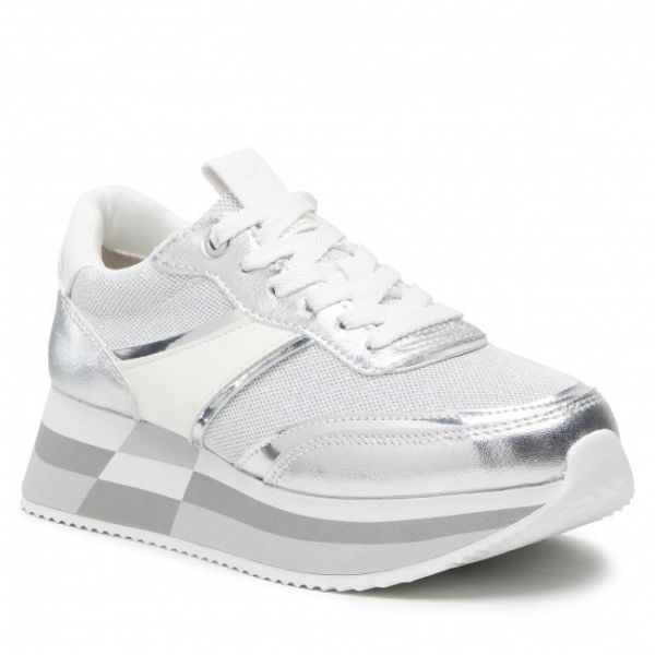 Sneakers TAMARIS - 1-23751-28 Silver Glam 919 Sneakers TAMARIS - 1-23751-28 Silver Glam 919