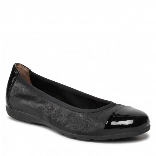 Ballerine CAPRICE - 9-22152-28 Black Nap/Pat. 033 Ballerine CAPRICE - 9-22152-28 Black Nap/Pat. 033