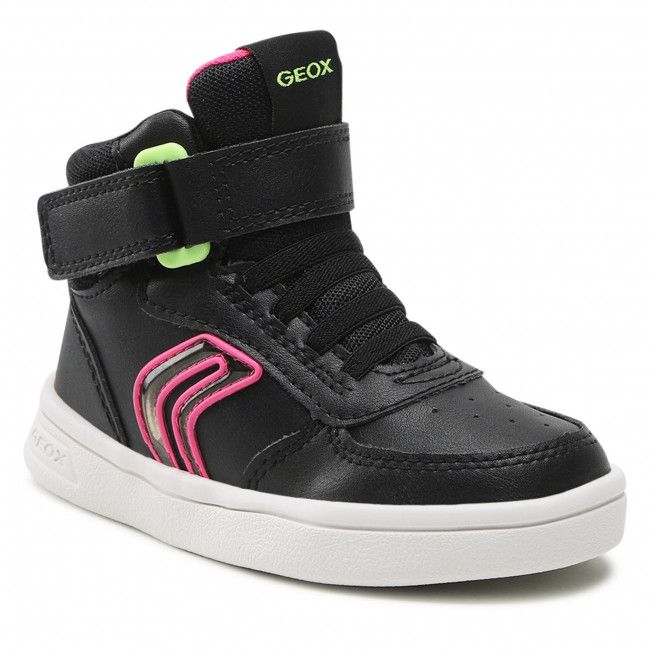 Sneakers GEOX - J Djrock G. C J264MC 0BCEW C9B8L M Black/Fluo Fuchsia