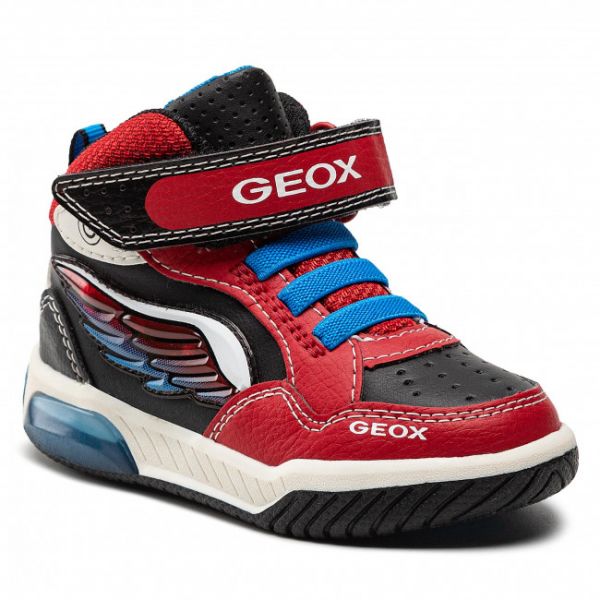 Sneakers Geox - J Inek B.D J929CD 05411 C0020 M Red/Black Sneakers Geox - J Inek B.D J929CD 05411 C0020 M Red/Black