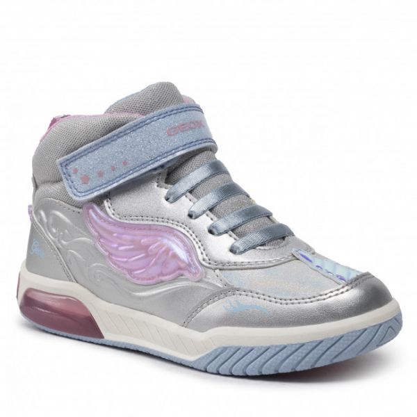 Sneakers GEOX - J Inek G. A J26ASA 0NFEW C1294 D Silver/Sky Sneakers GEOX - J Inek G. A J26ASA 0NFEW C1294 D Silver/Sky