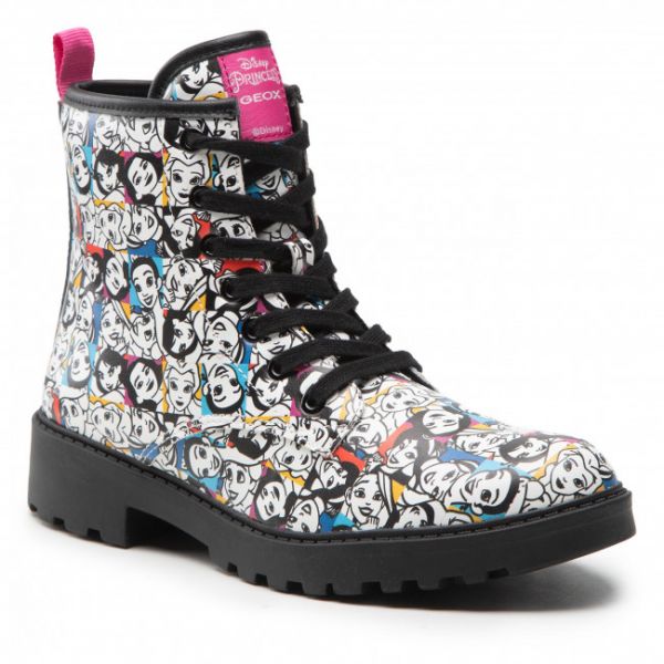 Scarponcini GEOX - J Casey G. D J2620D 00004 C0653 D White/Multicolor Scarponcini GEOX - J Casey G. D J2620D 00004 C0653 D White/Multicolor