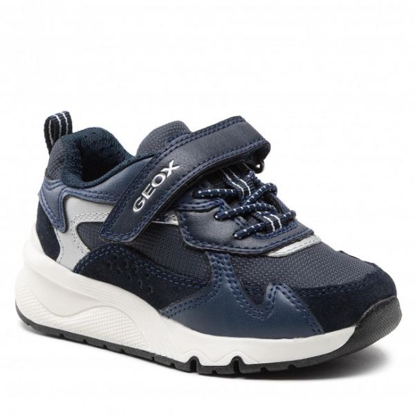 Sneakers GEOX - J Rooner B. C J26H0C 01122 C0673 M Navy/Silver Sneakers GEOX - J Rooner B. C J26H0C 01122 C0673 M Navy/Silver