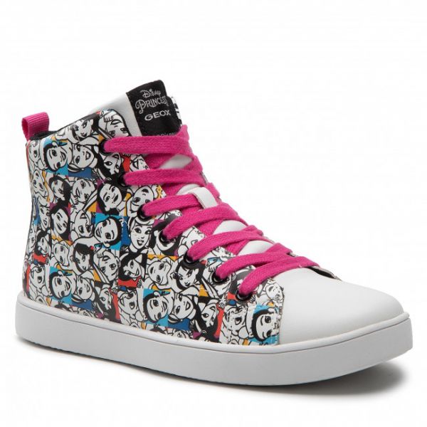 Sneakers GEOX - J Kathe G. H J26EUH 00004 C0404 D White/Black Sneakers GEOX - J Kathe G. H J26EUH 00004 C0404 D White/Black