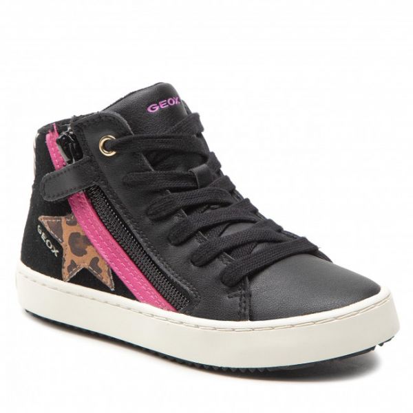 Sneakers Geox - J Kalispera G. A J264GA 022BC C0922 S Black/Fuchsia Sneakers Geox - J Kalispera G. A J264GA 022BC C0922 S Black/Fuchsia